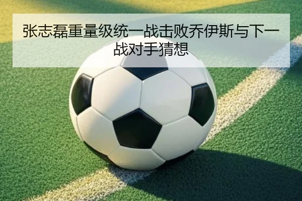 张志磊重量级统一战击败乔伊斯与下一战对手猜想